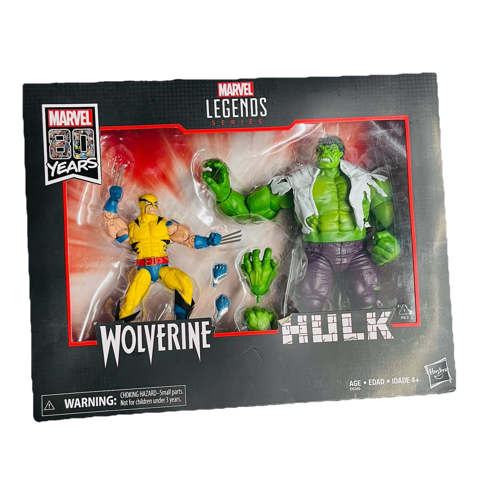 Wolverine 1st Appearance Vs Hulk Marvel Legends 80 Years Series NIP 2 Pk Set