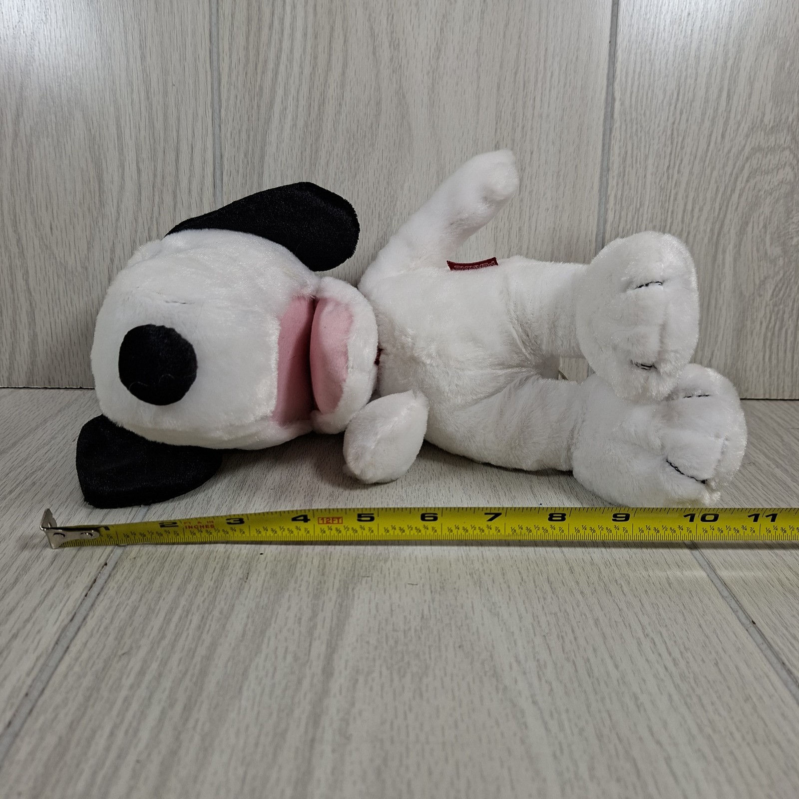 Peanuts Snoopy 11&Prime; Laughing Snoopy Plush Works! Stuffed Animal 2015 w/Batteries