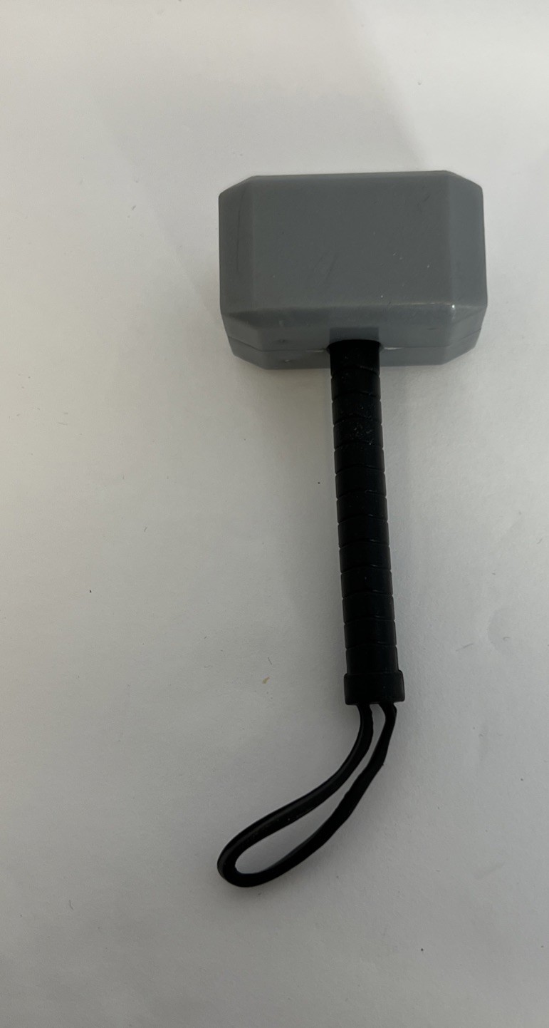 Marvel Thor Hammer 3.25&Prime; 2016 Toy- Mattel Figure Accessory Replacement