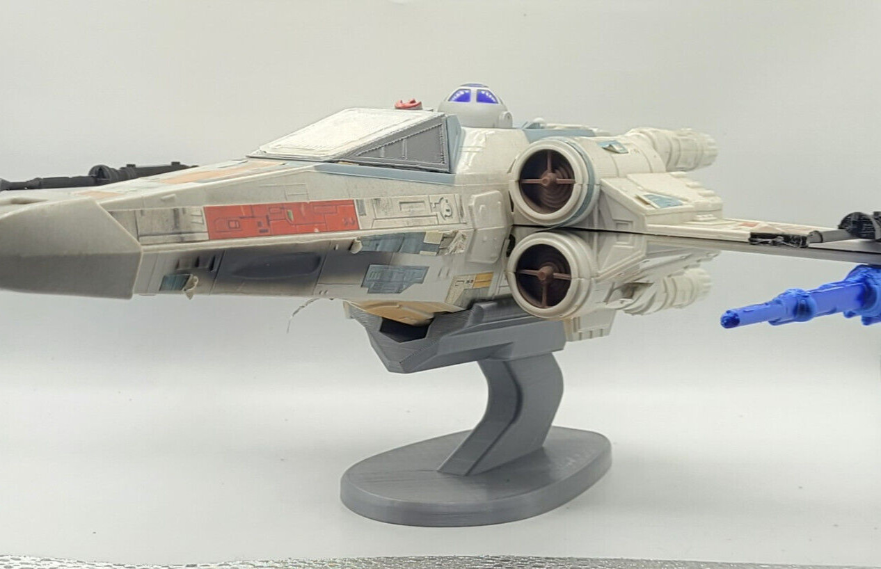 Kenner Star Wars – X-Wing Fighter Stand – VTG – Custom Design – 3D Printed