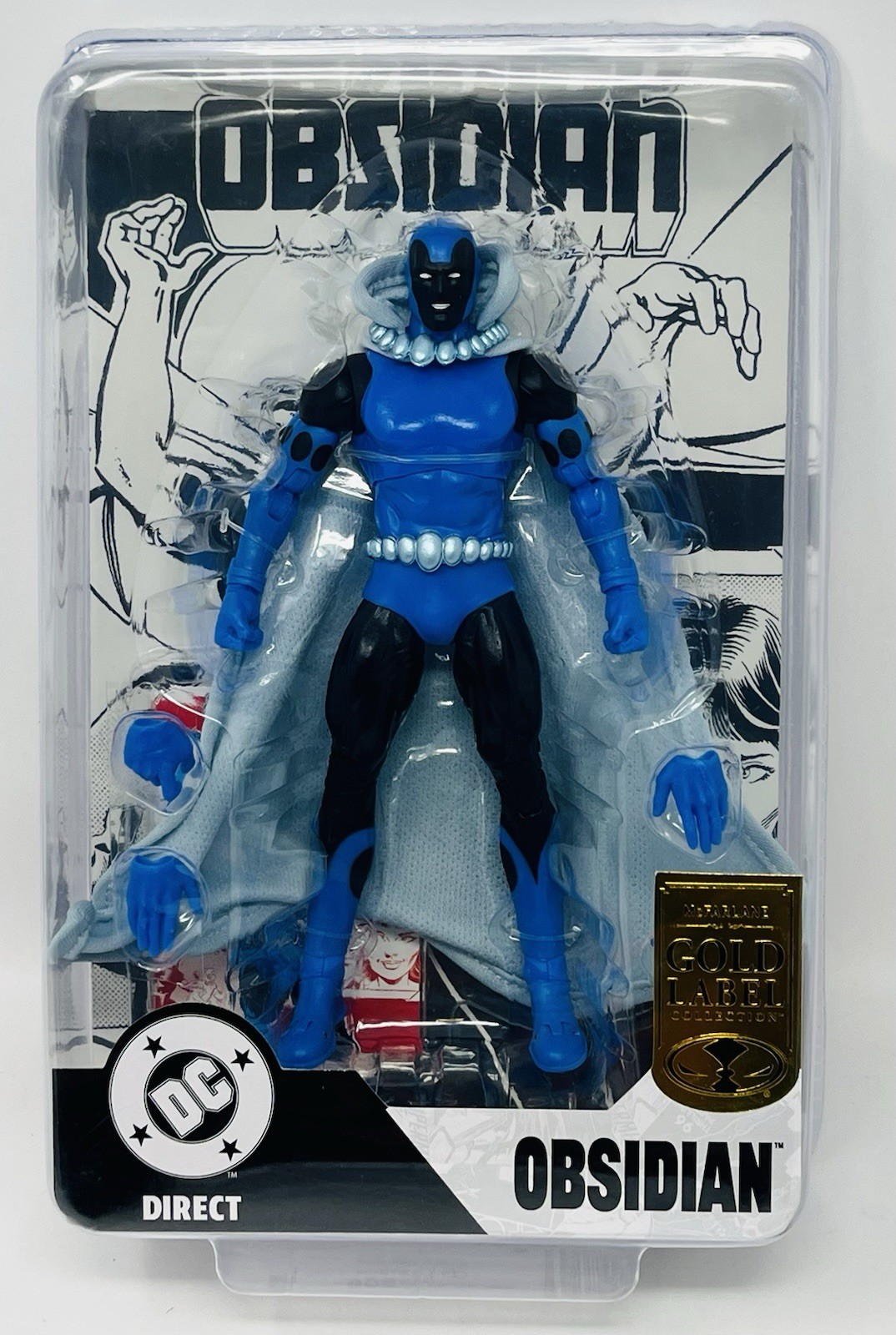 McFarlane Toys DC Direct Obsidian Gold Label Action Fig Collectible Damaged Pkg