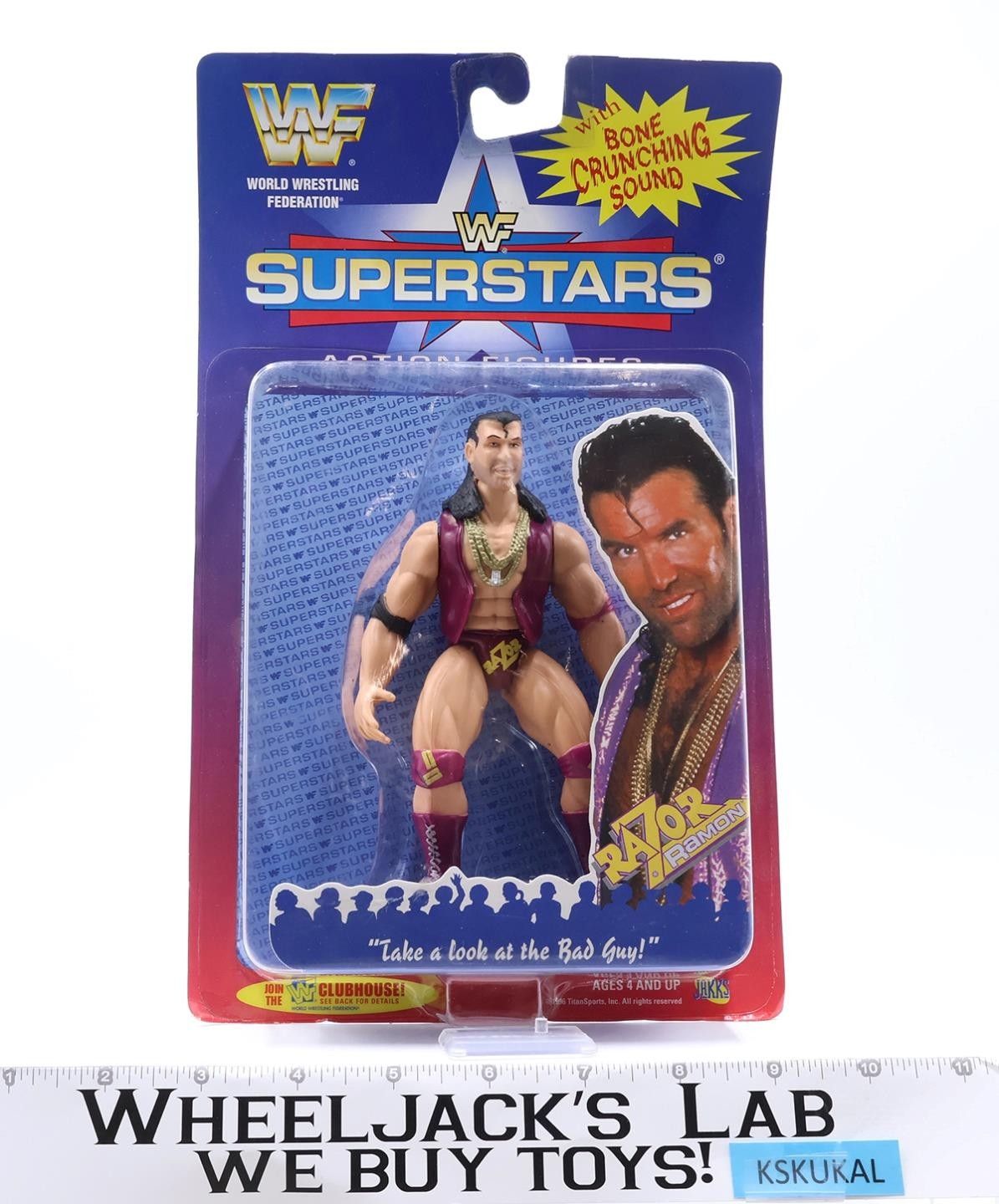 Razor Ramon WWF Wrestling Superstars 1996 Jakks Pacific Figure NEW SEALED