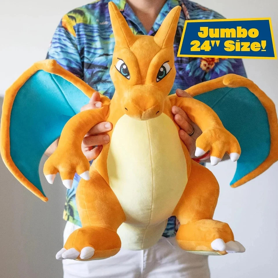 Charizard Plush – 24&Prime; inch Ultra Soft Plush with Authentic Details New