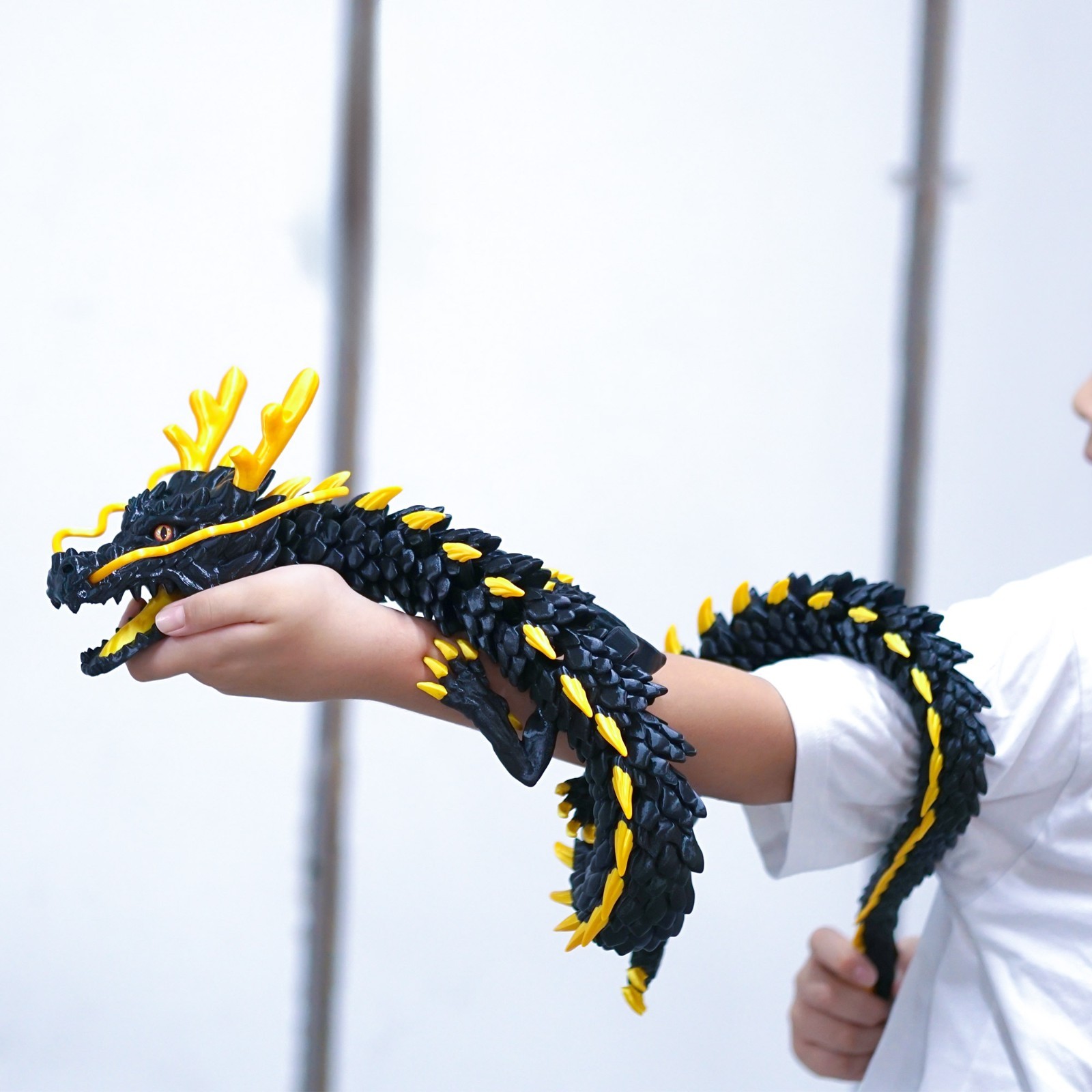 47.5inch 3D Printed dragon Model,Articulated Animals figure,Toys Home Decor