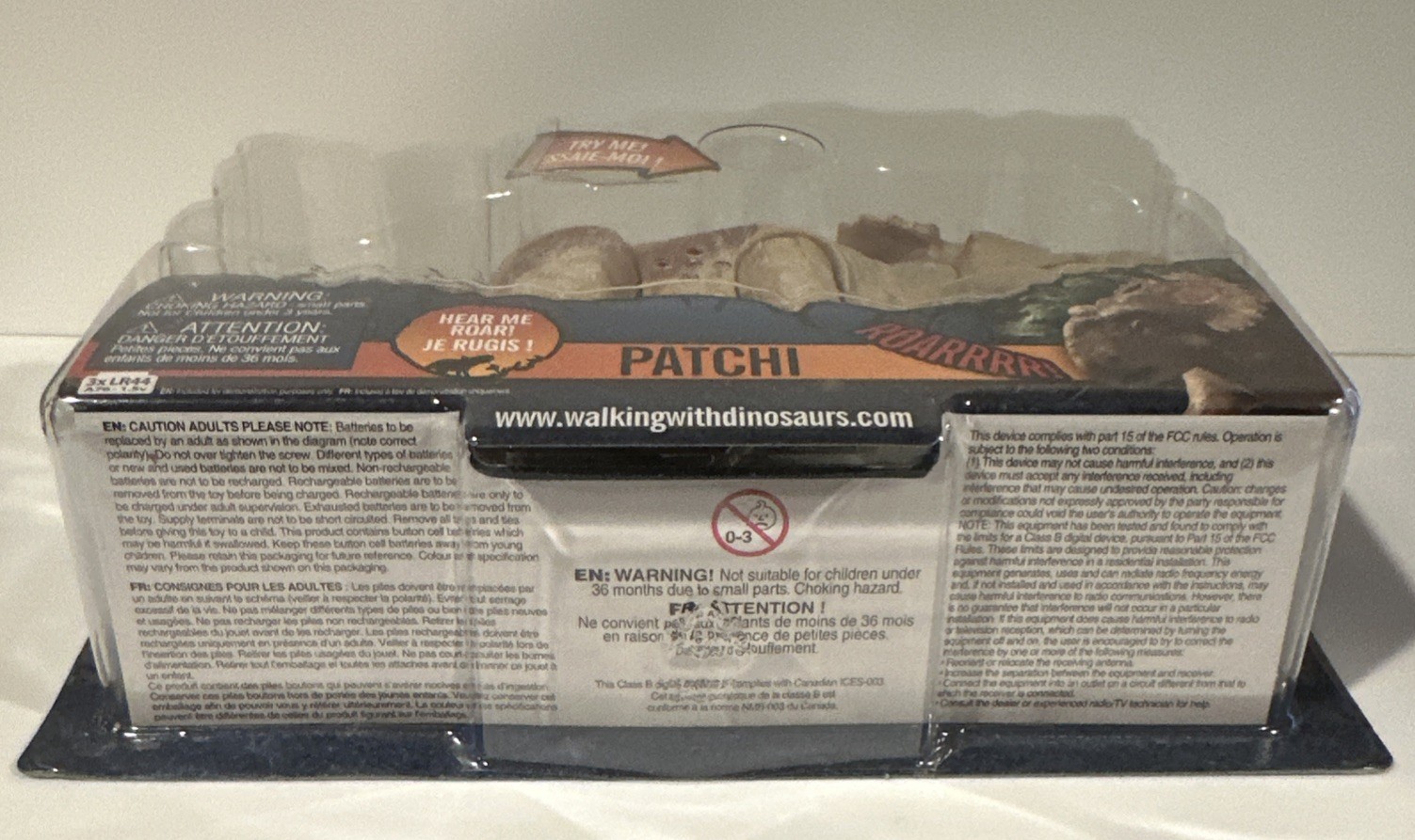 PATCHI – Pachyrhinosaurus Walking with Dinosaurs Toy Needs new batteries