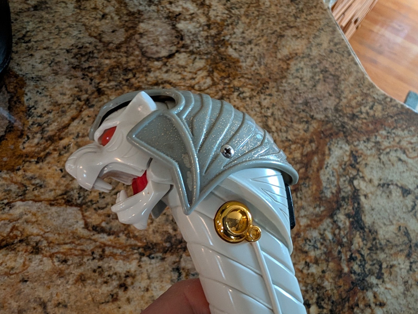Saba Talking Tiger Saber Sword Mighty Morphin Power Rangers 1994 by Bandai WORKS