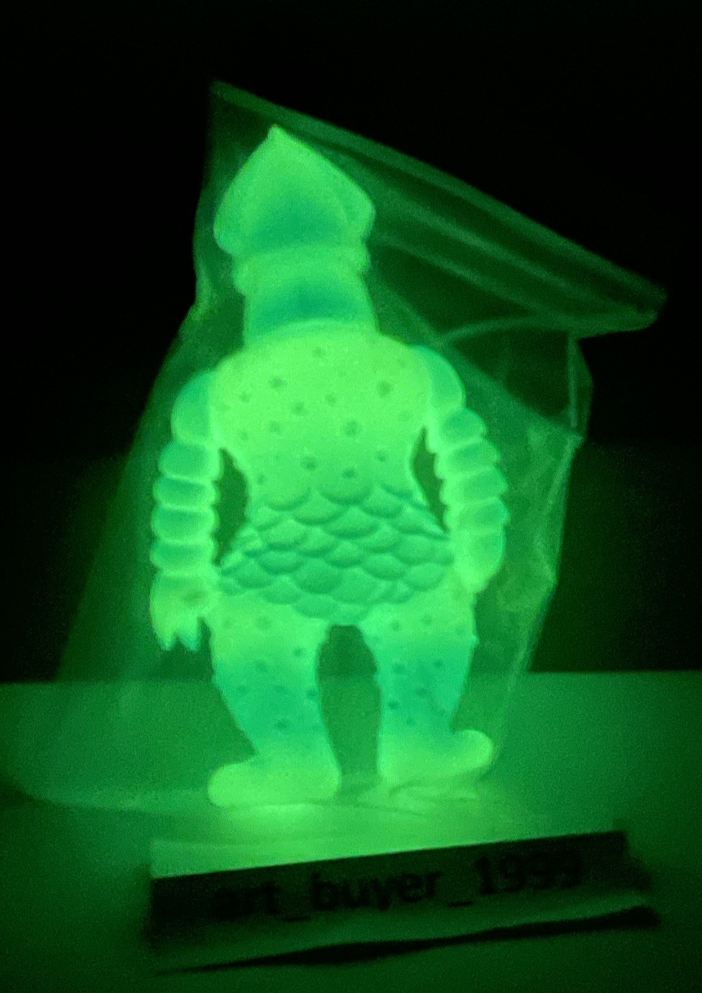 Japanese Sofubi Semi Korosiya (Final Release) GID SEALED Cop A Squat Toys 7.5&Prime;