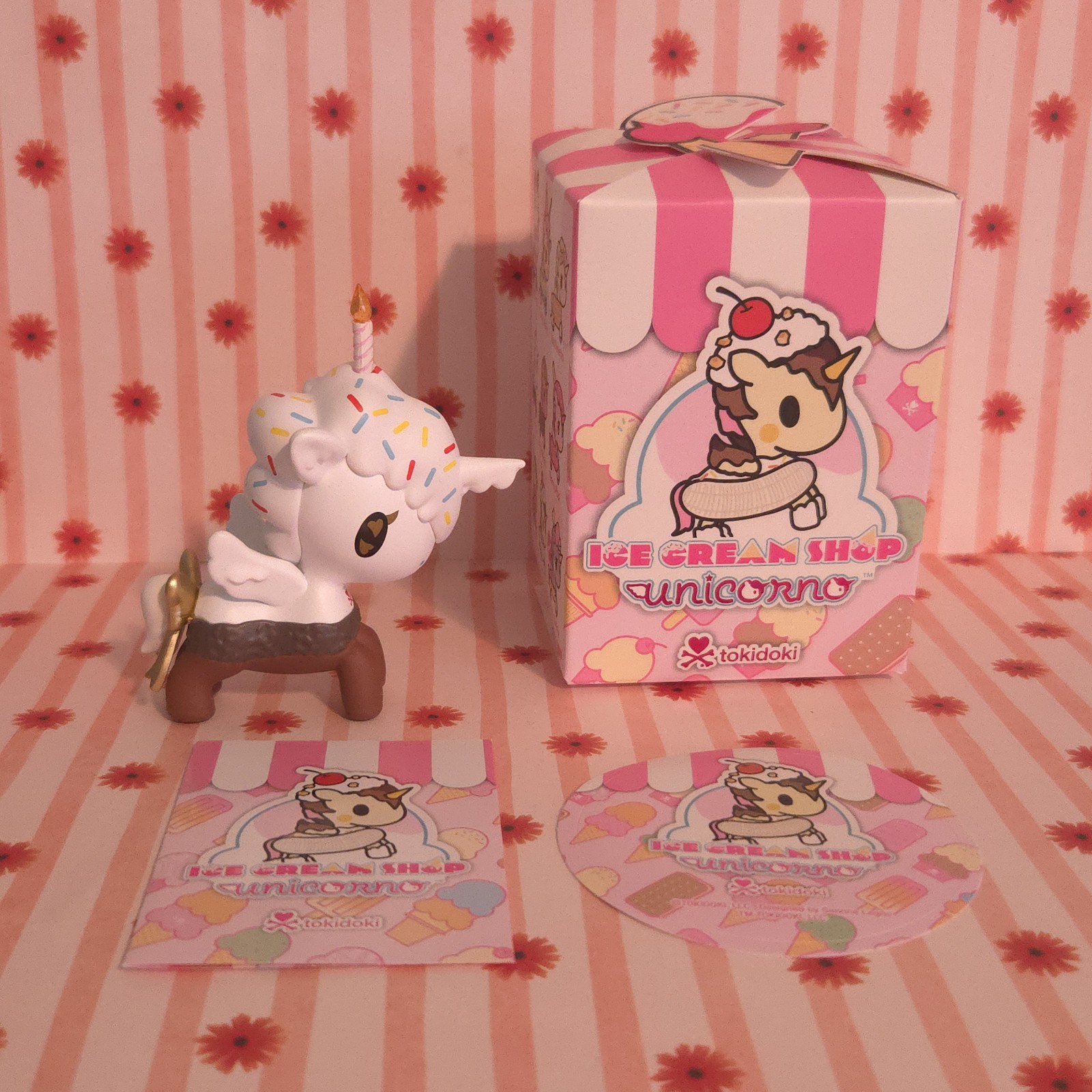 Tokidoki ICE CREAM SHOP Unicorno BDAY CAKE 2025 New Complete Vinyl Figure