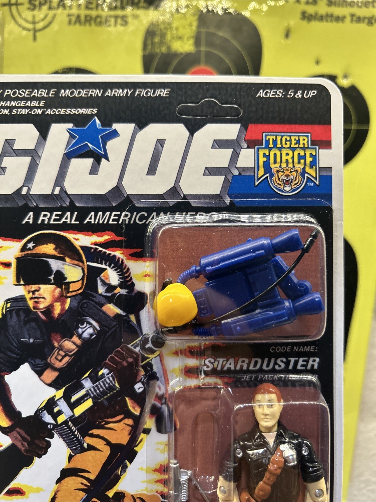 Arah Cobra 1988 Tiger Force Starduster Jet Pack Trooper Beautiful Lot Carded Moc