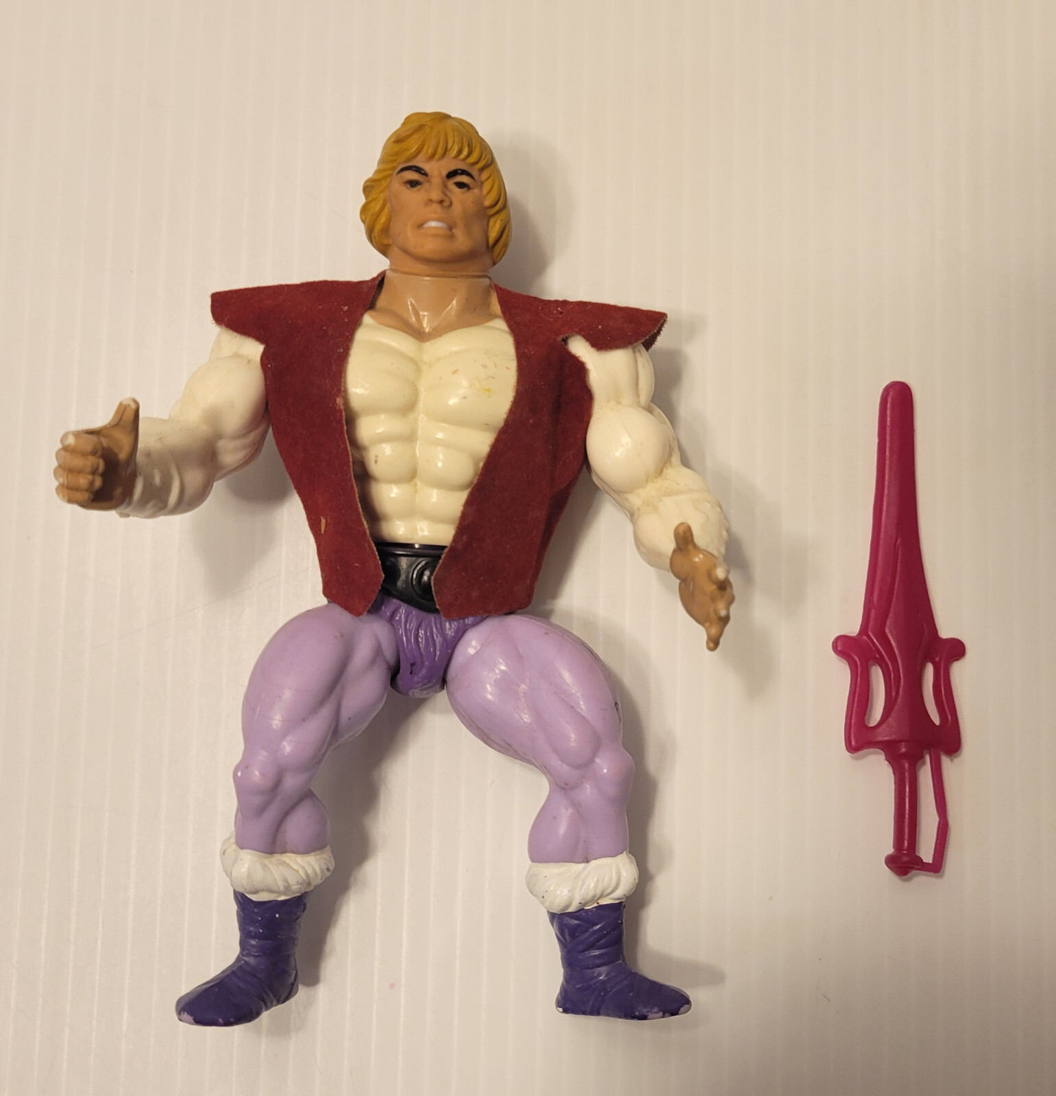 Prince Adam He-Man Masters of the Universe Action Figure 1981 Mattel Complete