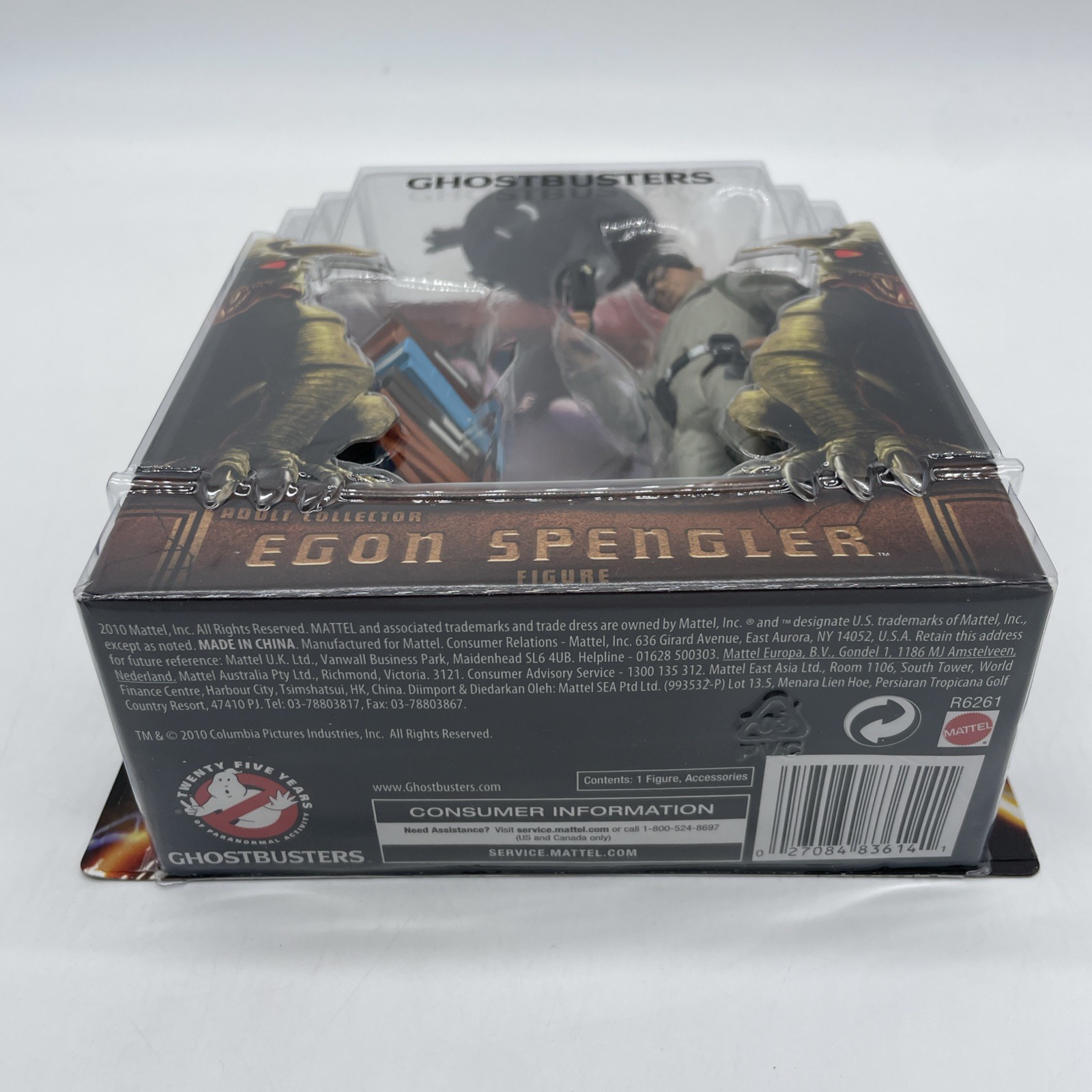 2010 Mattel MattyCollector Ghostbusters Egon Spengler w/ Mailer Box NEW