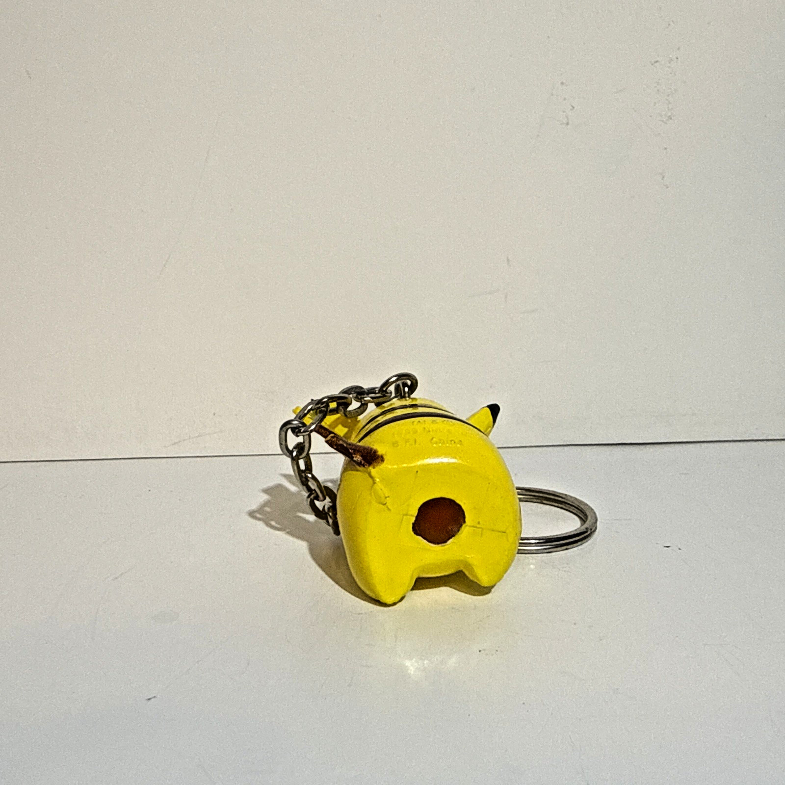 Pikachu (#025) 1999 Basic Fun BFI Pokémon Keychain Figure w/ Pokeball