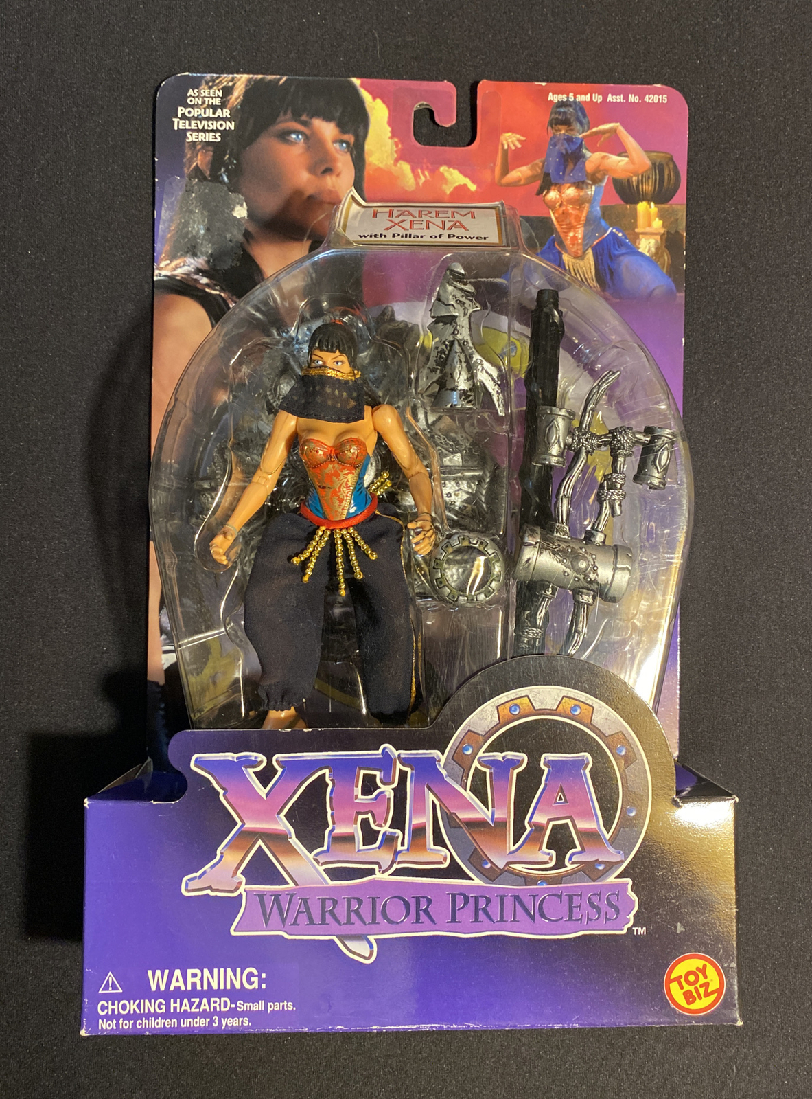 XENA WARRIOR PRINCESS Harem Xena 6&Prime; Scale ACTION FIGURE (Toy Biz, 1998) NEW