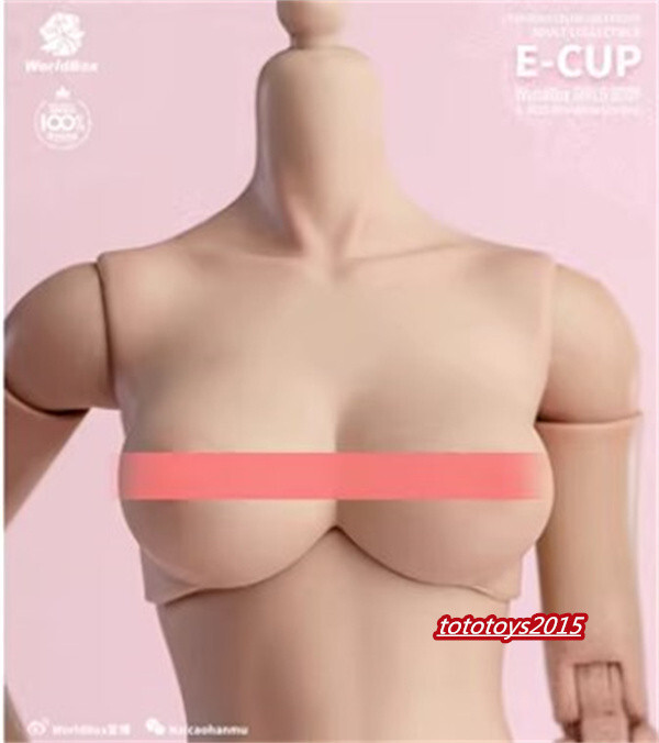Worldbox 1:6 E cup Light wheat color Breast Kits Cover Fit 12 » Female PH Body