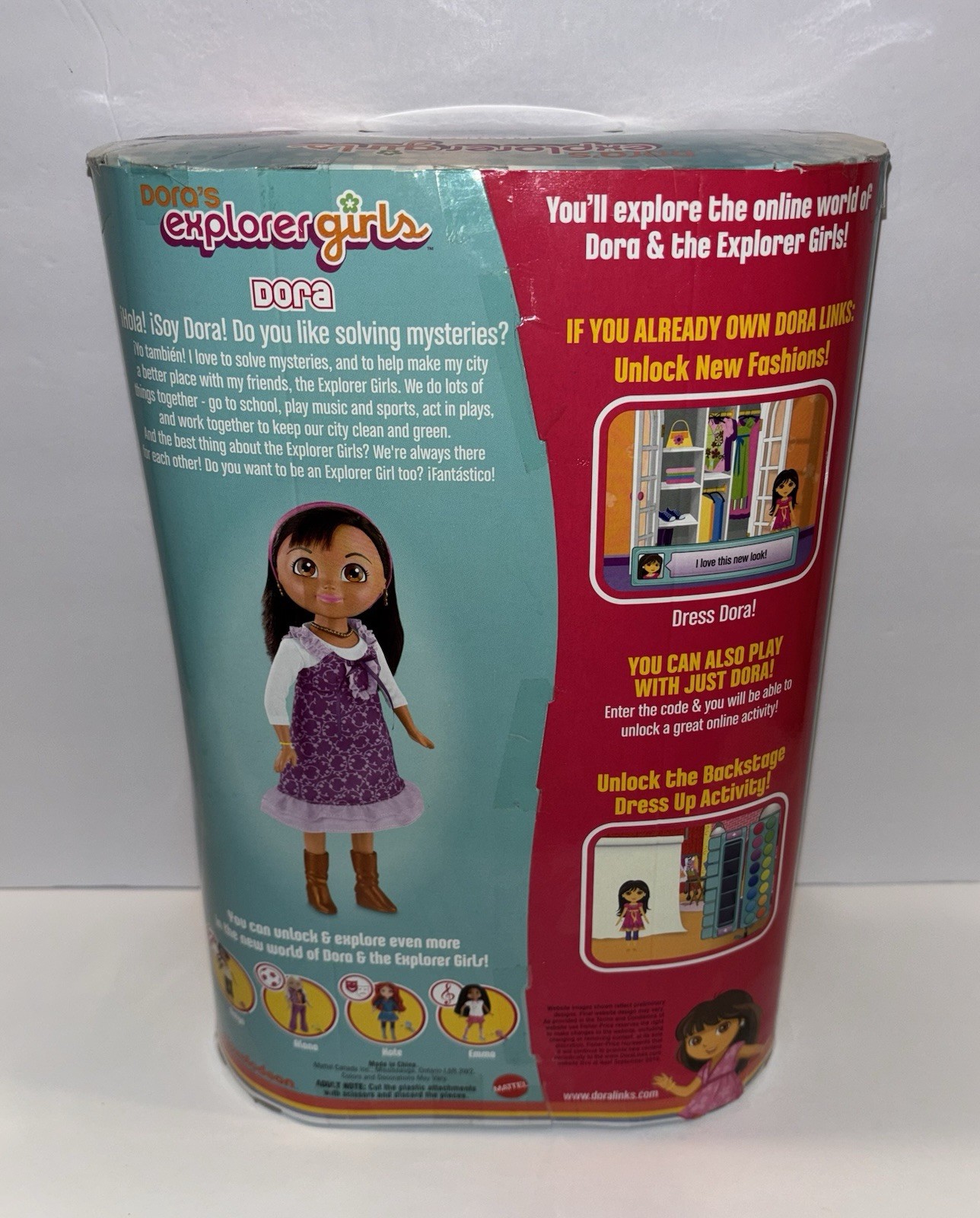 Mattel 2009 Dora The Explorer Dora&rsquo;s Explorer Girls Dora Doll – Brand New Sealed