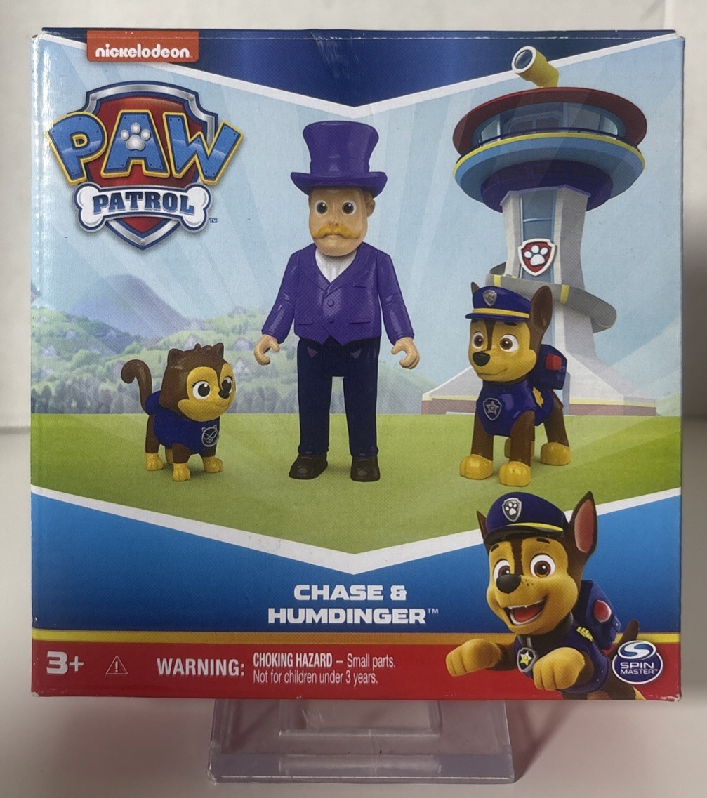 Paw Patrol Chase & Humdinger Figures Set, Kids Toys for Boys and Girls Ages 3+