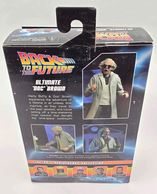 NECA Back to the Future Ultimate Doc Brown 7” Action Figure – NEW SEALED-read
