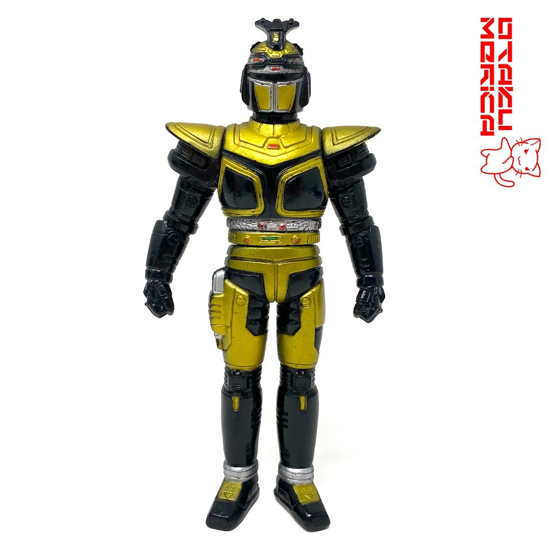 Yutaka 1996 B-Fighter Kabuto Beetle Borg Tokusatsu Vintage Sofubi Figure 4.75in