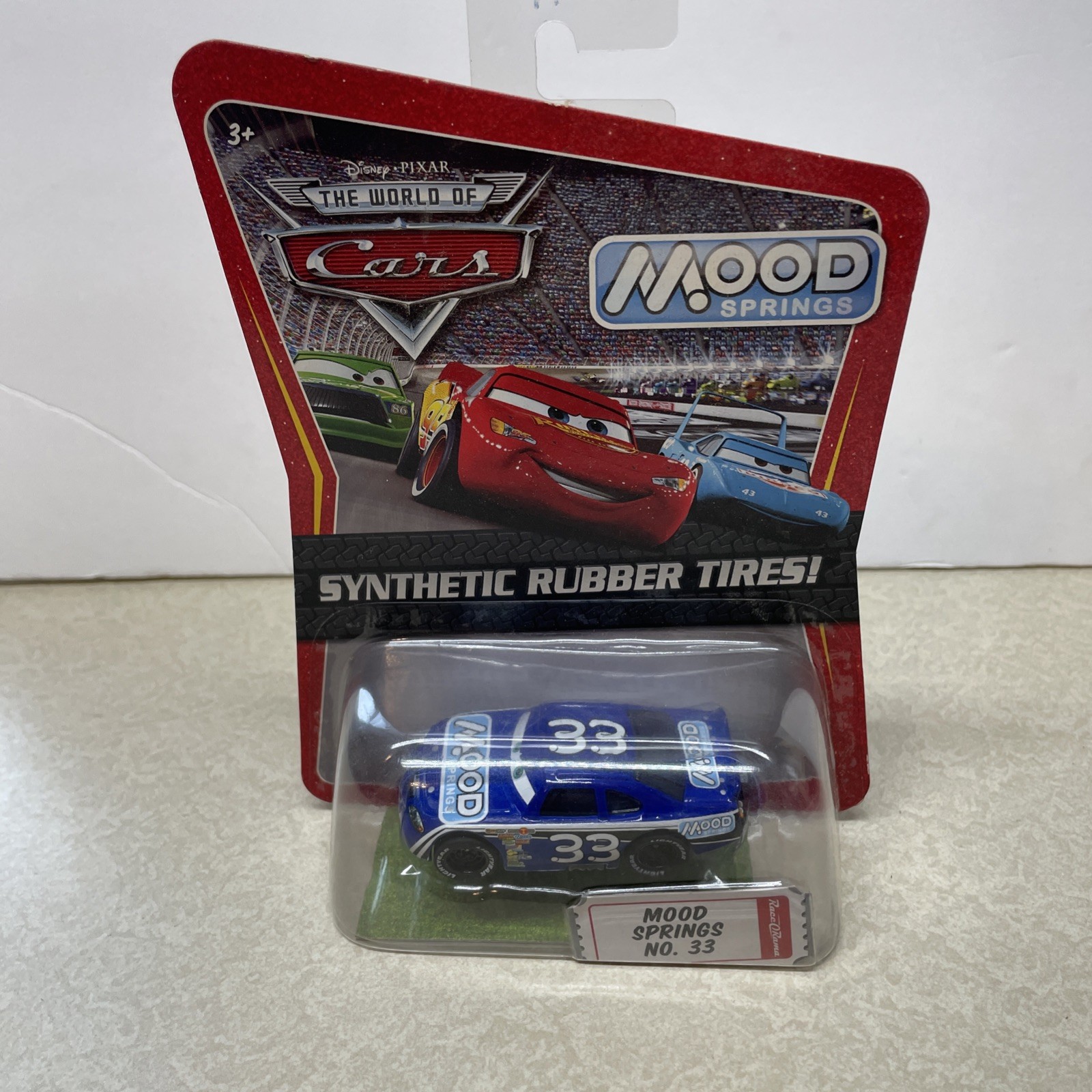 Mattel Disney Pixar The World of Cars Mood Springs No. 33 Synthetic Rubber Tires