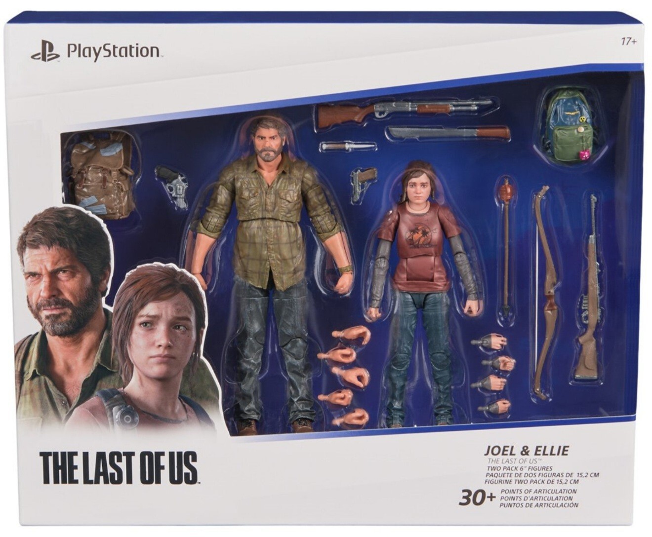 PlayStation The Last Of Us: JOEL & ELLIE 2 Pack Spinmasters
