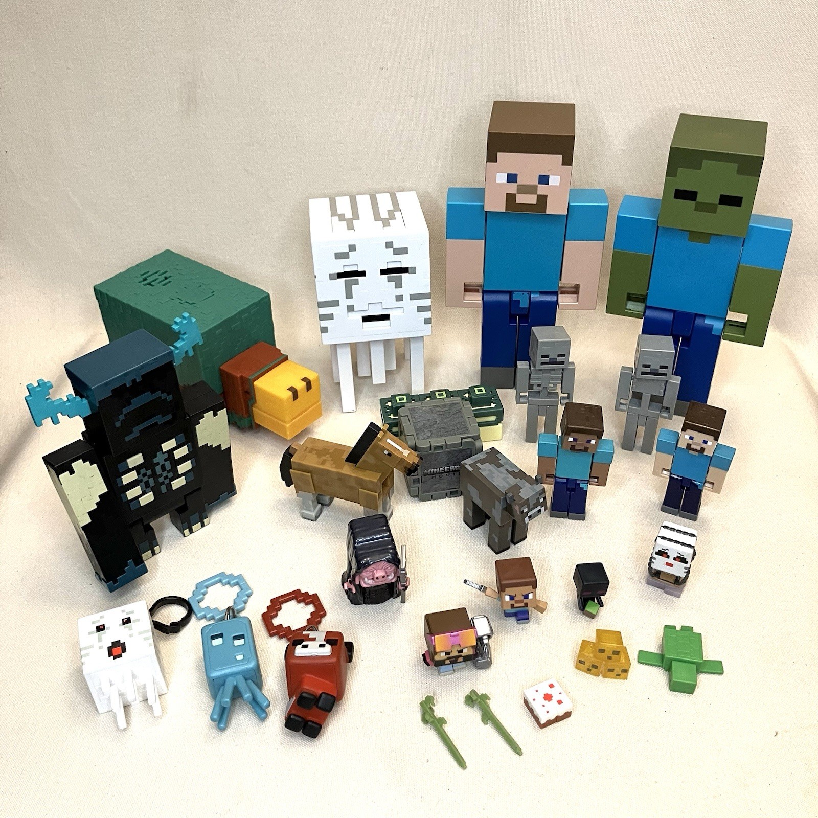 Microsoft Minecraft Toy Mixed Lot Of Figures, Animals & Toys – Mattel Mojang