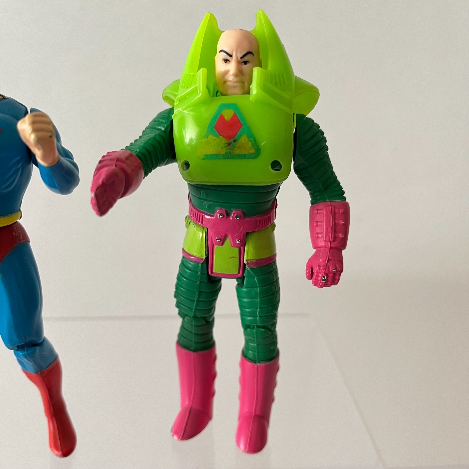 Lex Luthor & Superman Action Figure Super Powers Collection Kenner 1984 Vintage