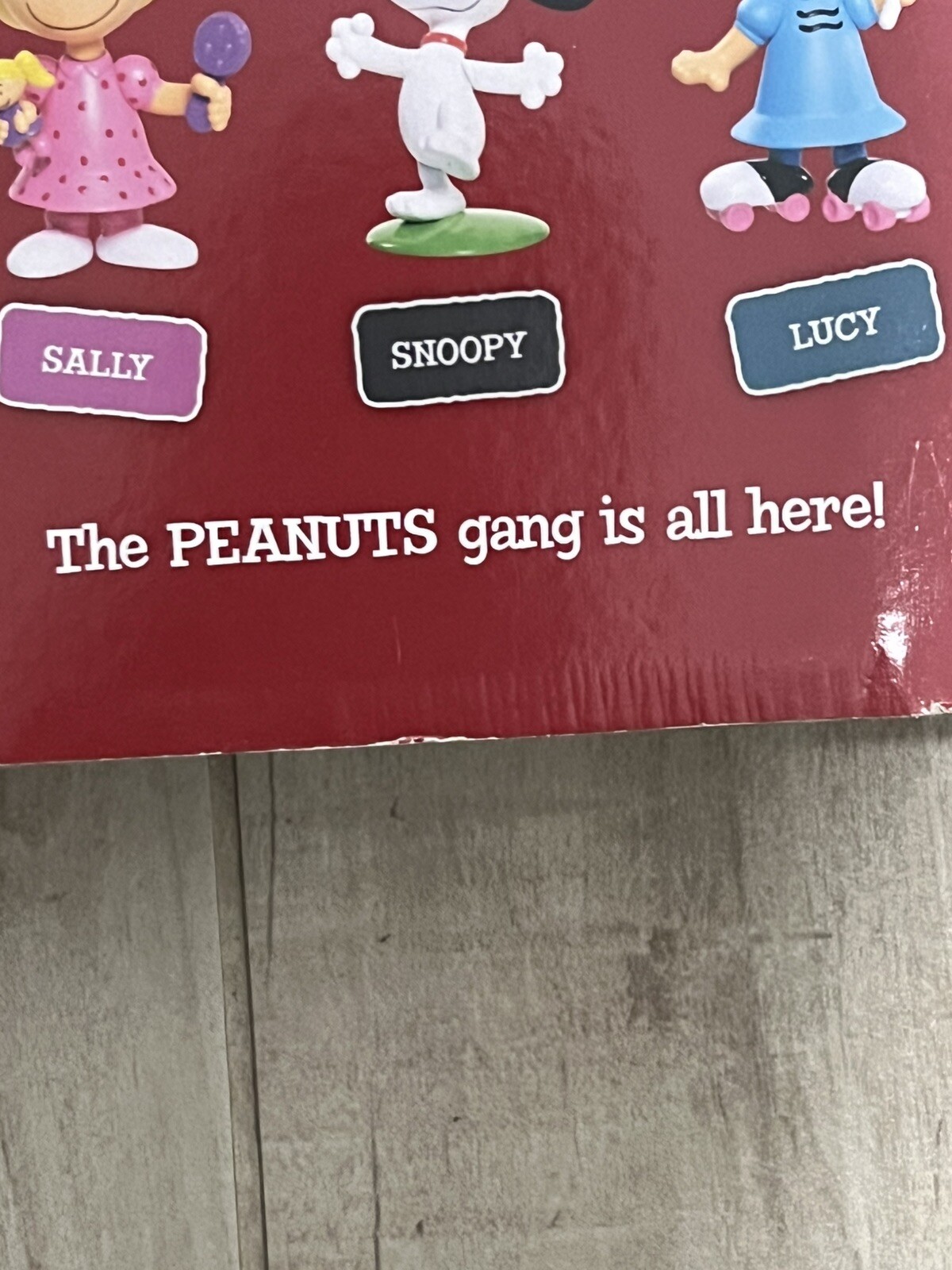 NEW Peanuts Gang 5 Figure Set Just Play 2015 NIB Charlie Brown Snoopy Lucy Linus