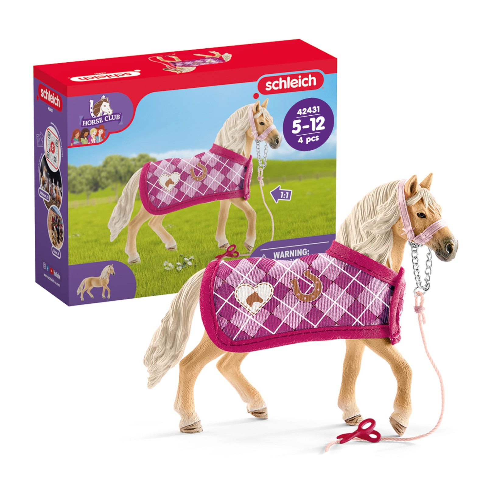 Horse Club, Horse Toys for Girls and Boys, Sofia&rsquo;s Fashion Creation Horse Set…