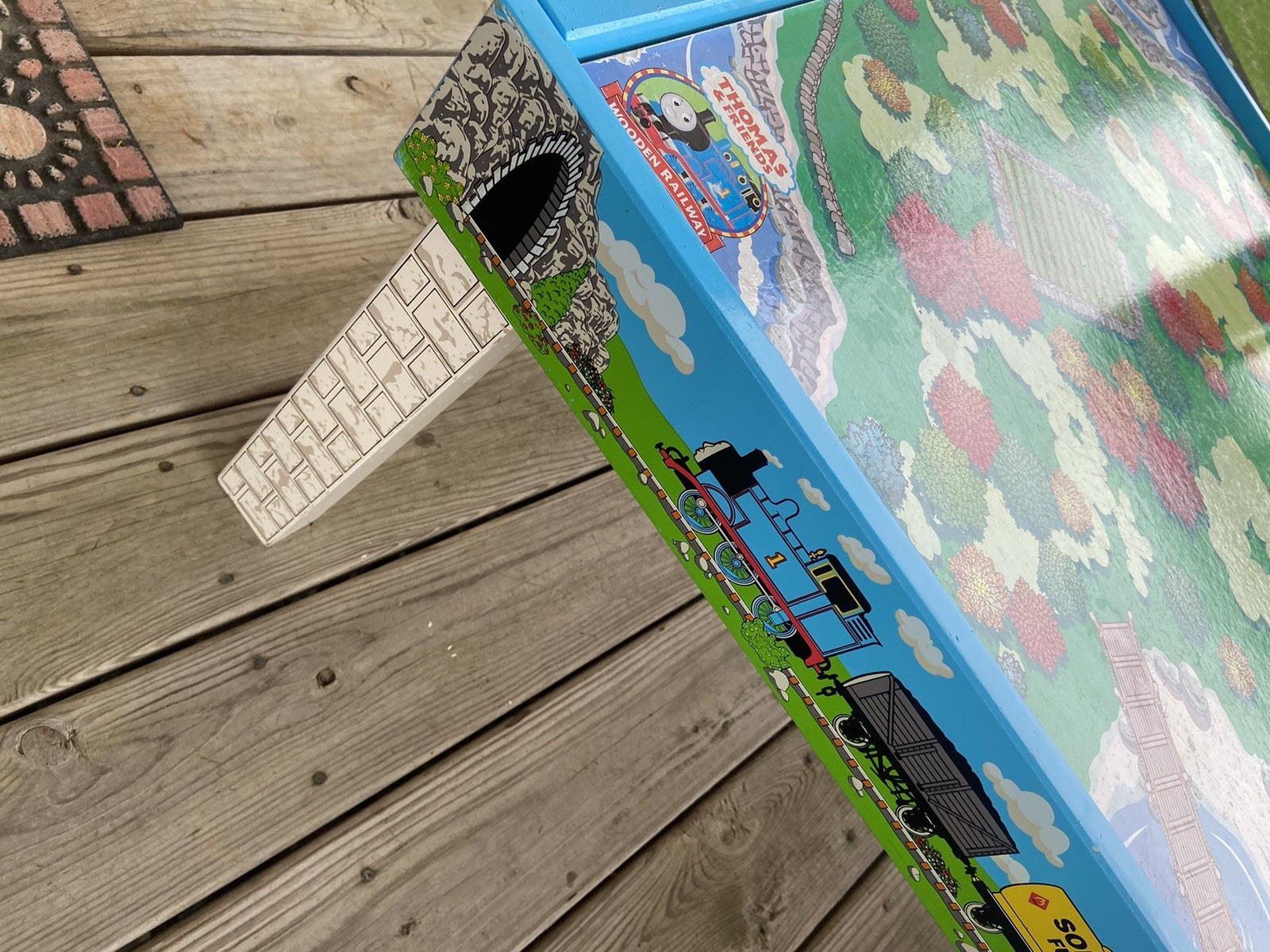 2009 Thomas And Friends The Train Tank Engine Wooden Railway Playtable Learning