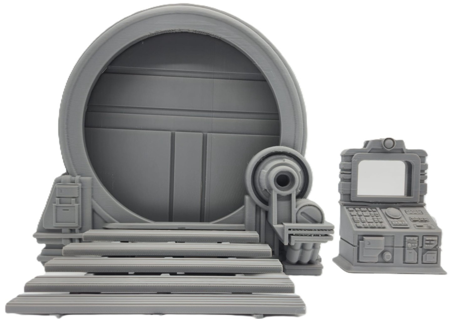 1:12 Scale Interdimensional Portal & Lab Console – Sci-Fi Diorama for 6&Prime; Action