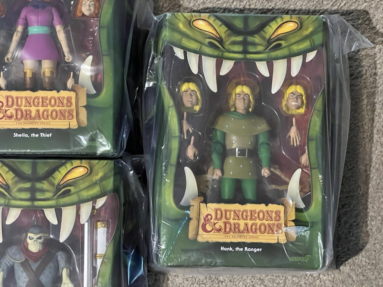 Super7 Ultimates DUNGEONS AND DRAGONS Animated 5 Figures & SDCC Exclusives NEW!