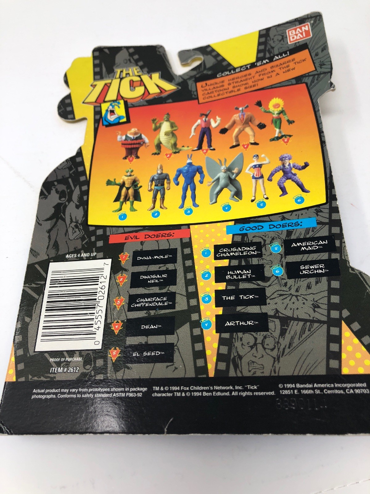 Human Bullet The Tick Collectable Figurines Ban Dai