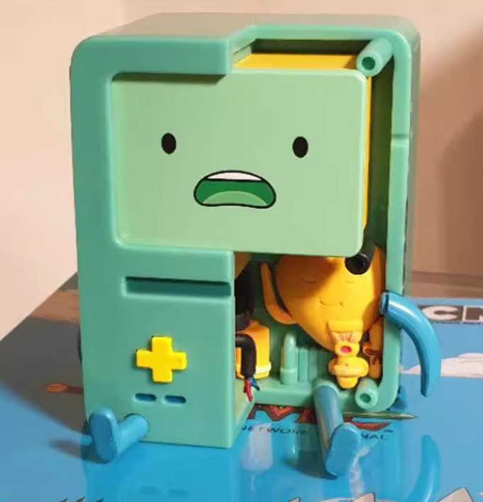 1pcs BMO Mighty Jaxx XXRAY Adventure Time Dissected Vinyl Art 2inch Toy Set