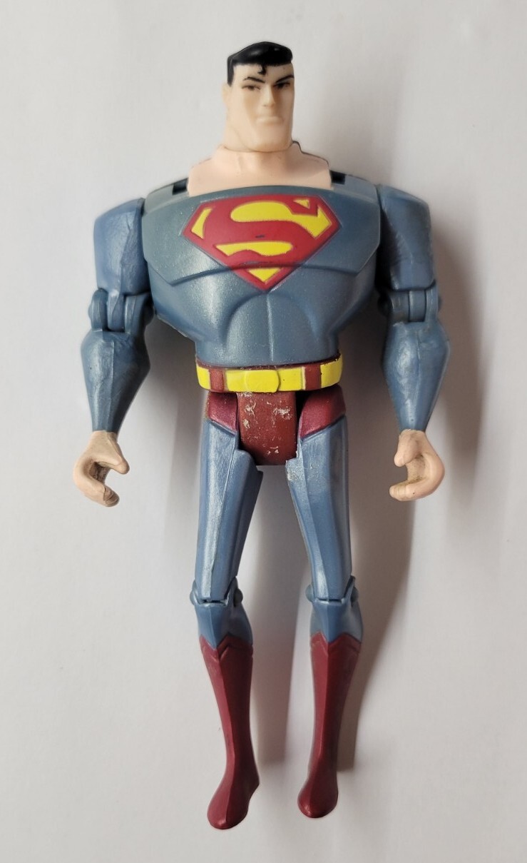 2005 Mattel Superman Twin Talon Deluxe Action Figure ONLY Missing Cape