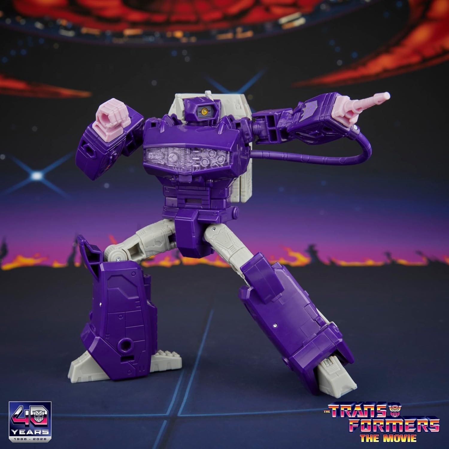 Transformers Studio Series 86 Voyager Shockwave The Movie 6.5&Prime; Figure