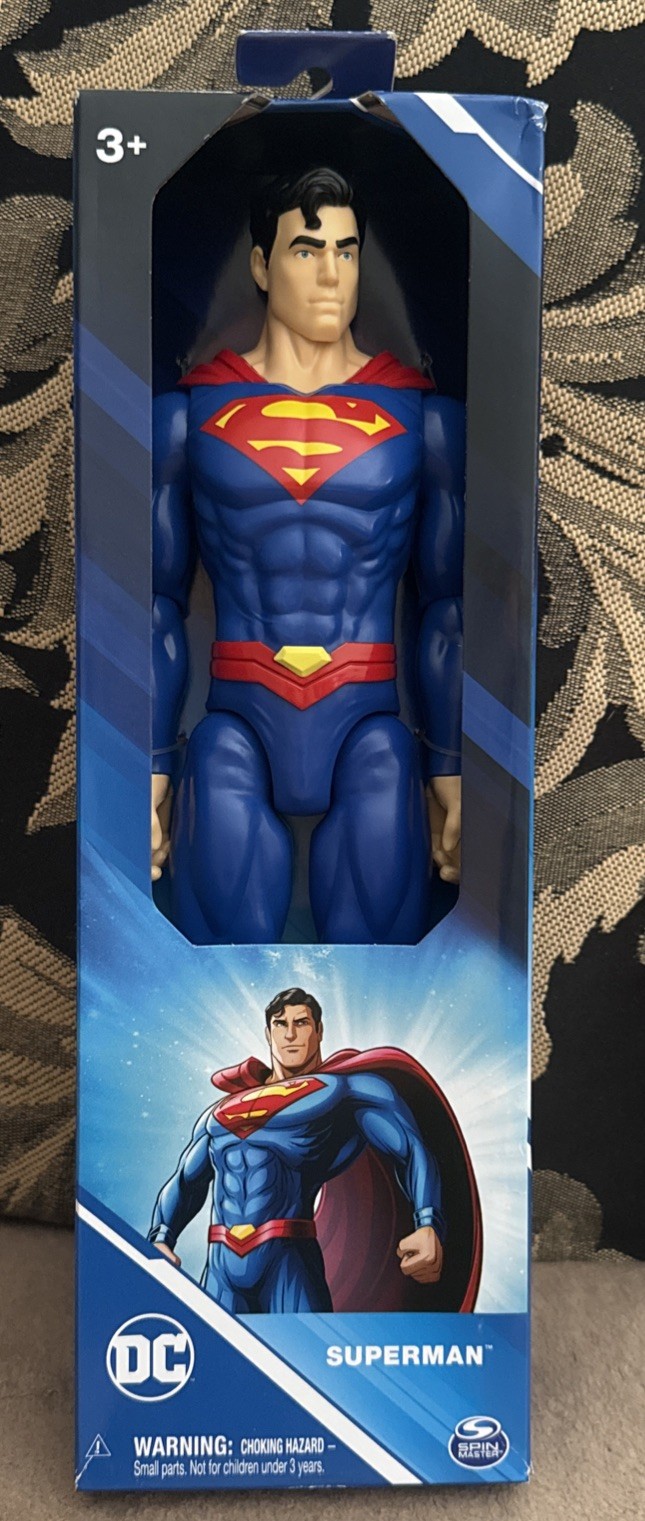 DC Comics Superman Figurine By Spin Master 12” Tall New Unopened Box 2023