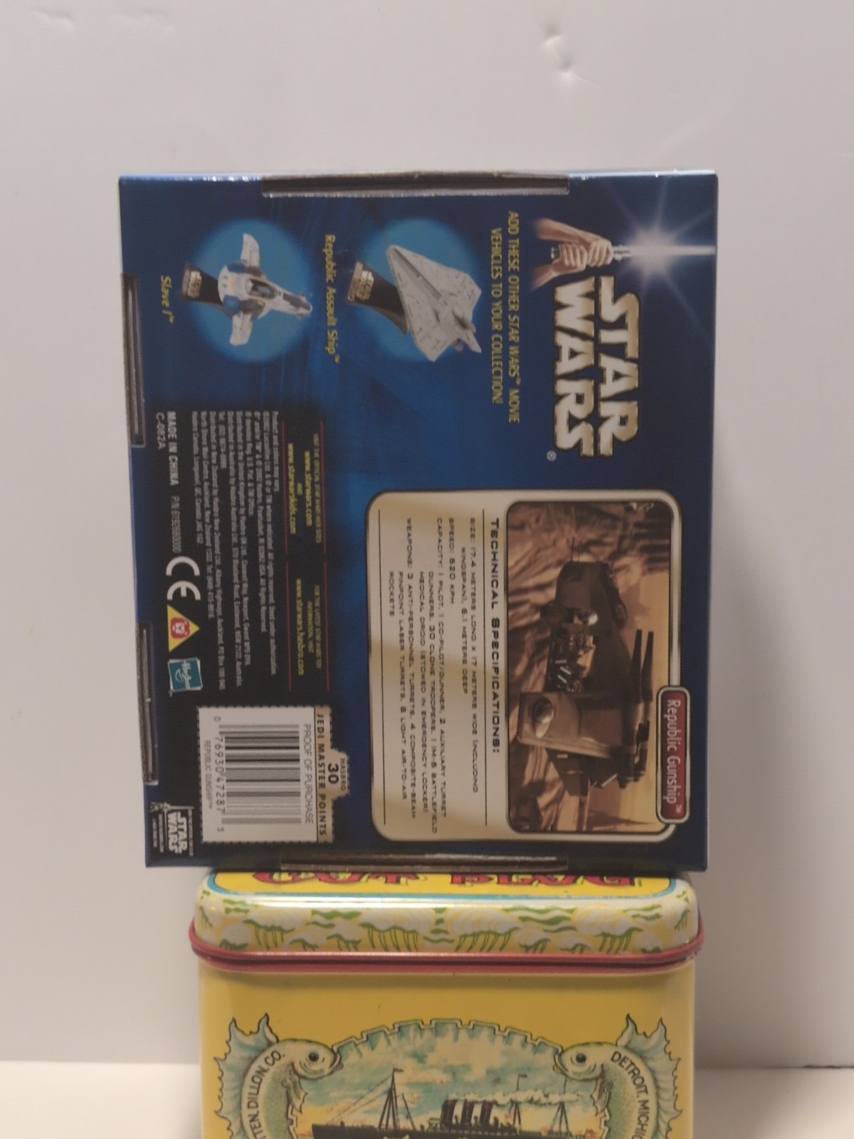 New Sealed 2002 Star Wars Micro Machines Action Fleet Republic Gunship Hasbro