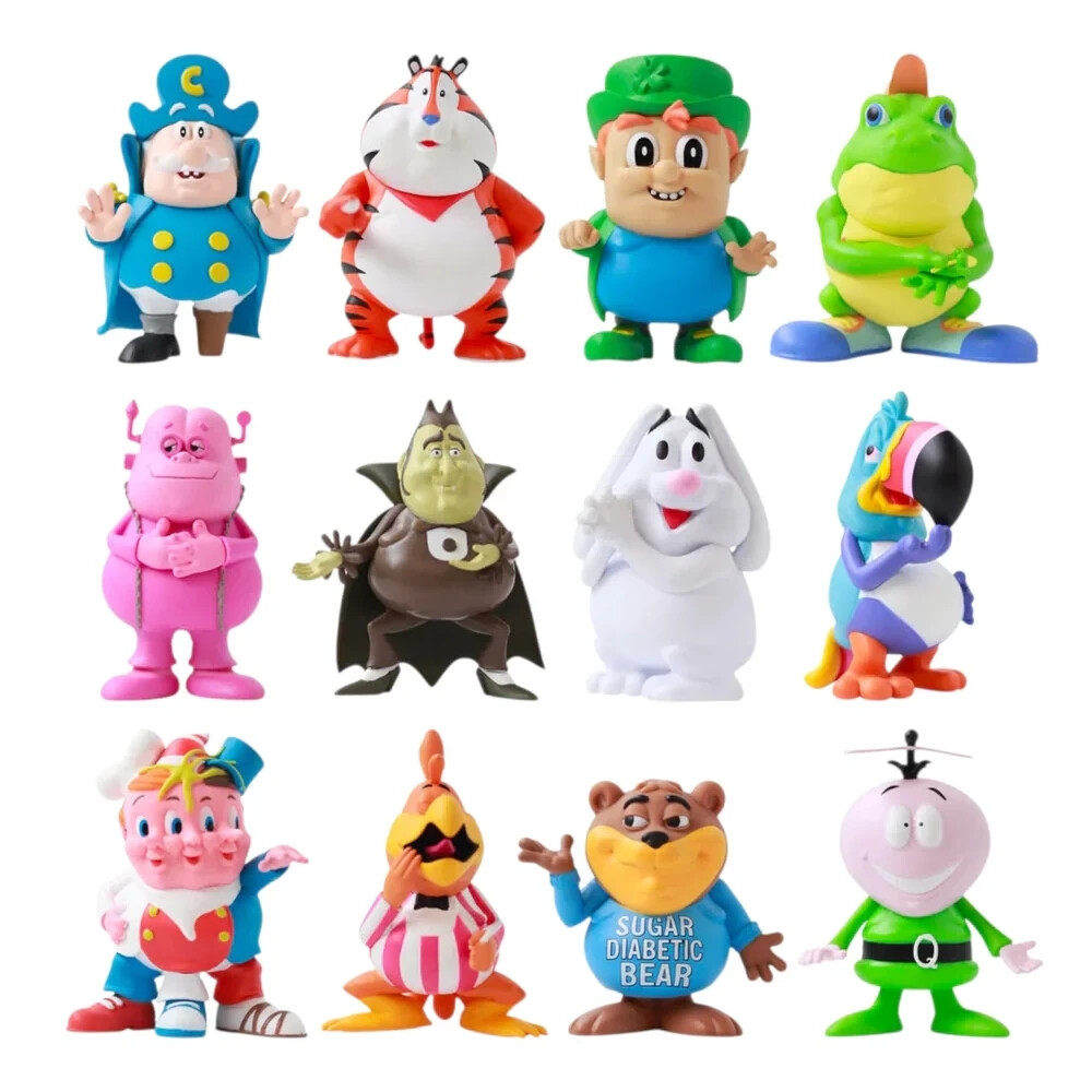 Ron English Popaganda Cereal Killers 3&Prime; Full Case 12 Mini Figures Vinyl Art Toy