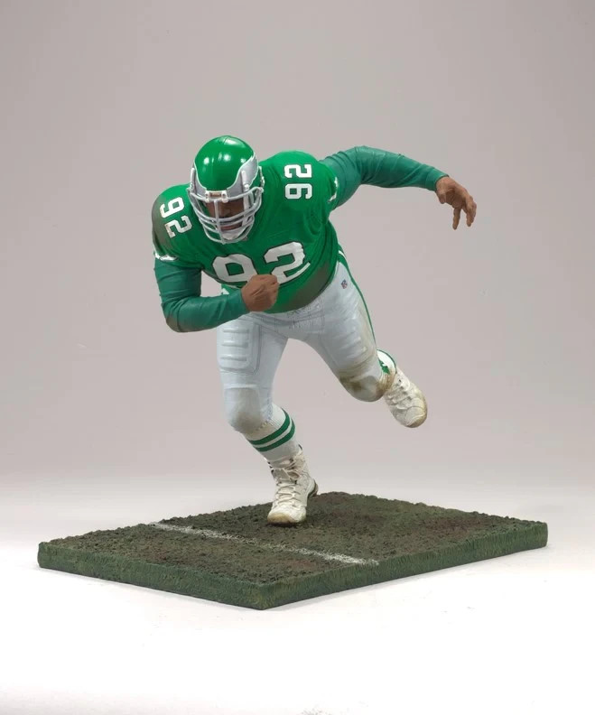 McFarlane NFL Football Legends 3 REGGIE WHITE variant action figure-Eagles-NIB