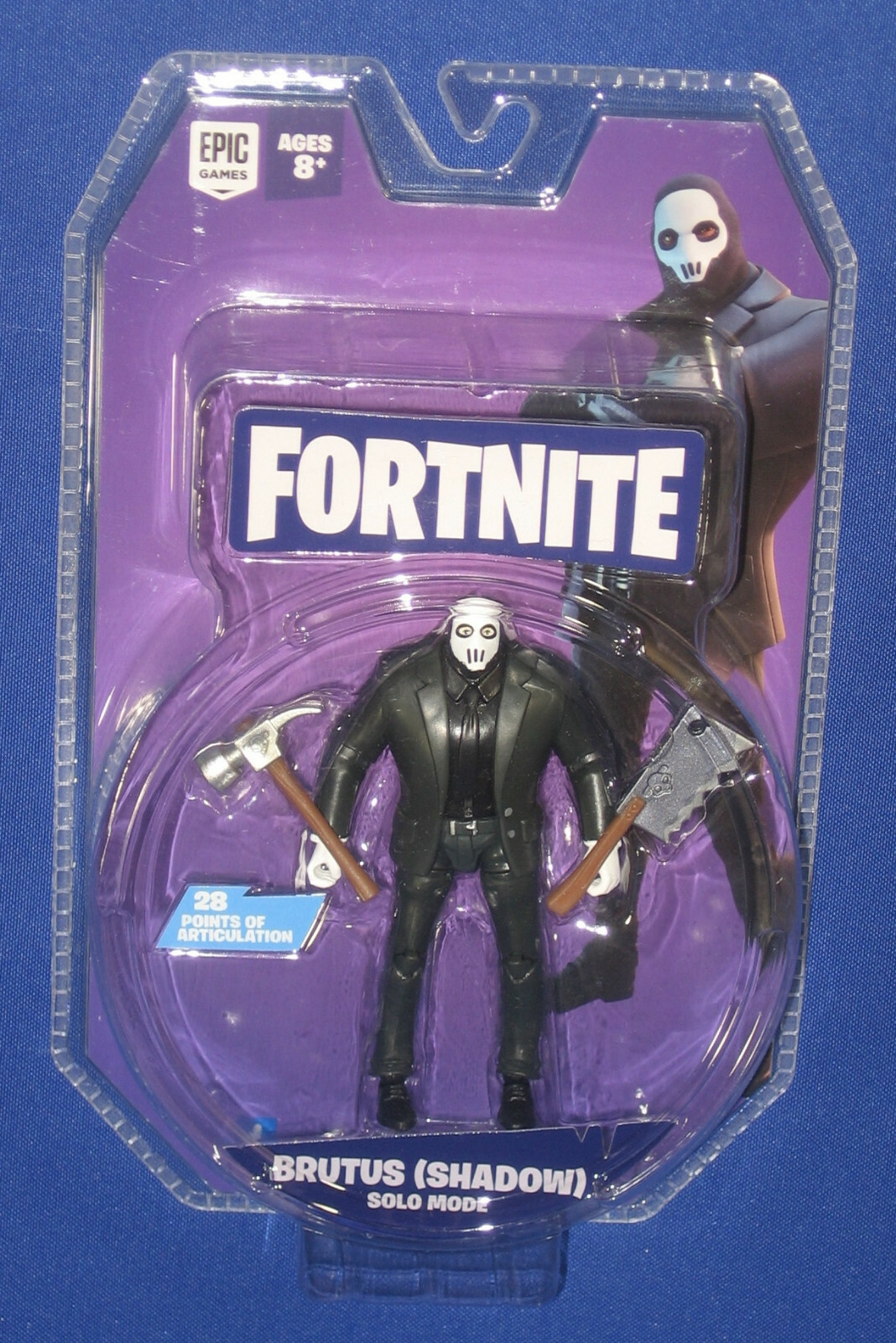 Fortnite Brutus Shadow 4&Prime; Action Figure 2021 MIP Epic Video Games Jazwares