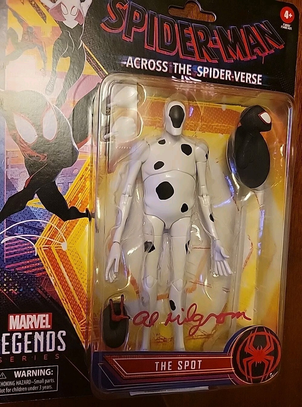 SIGNED Al milgrom “THE SPOT” Marvel Legends Across The Spider-Verse Figure w/pic
