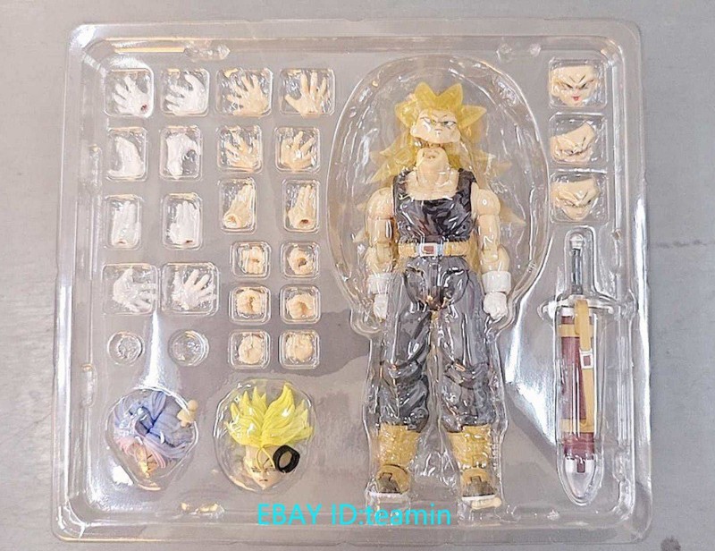 SSS Studio Trunks Transparent Yellow Hair 1/12 Action Figure In Stock