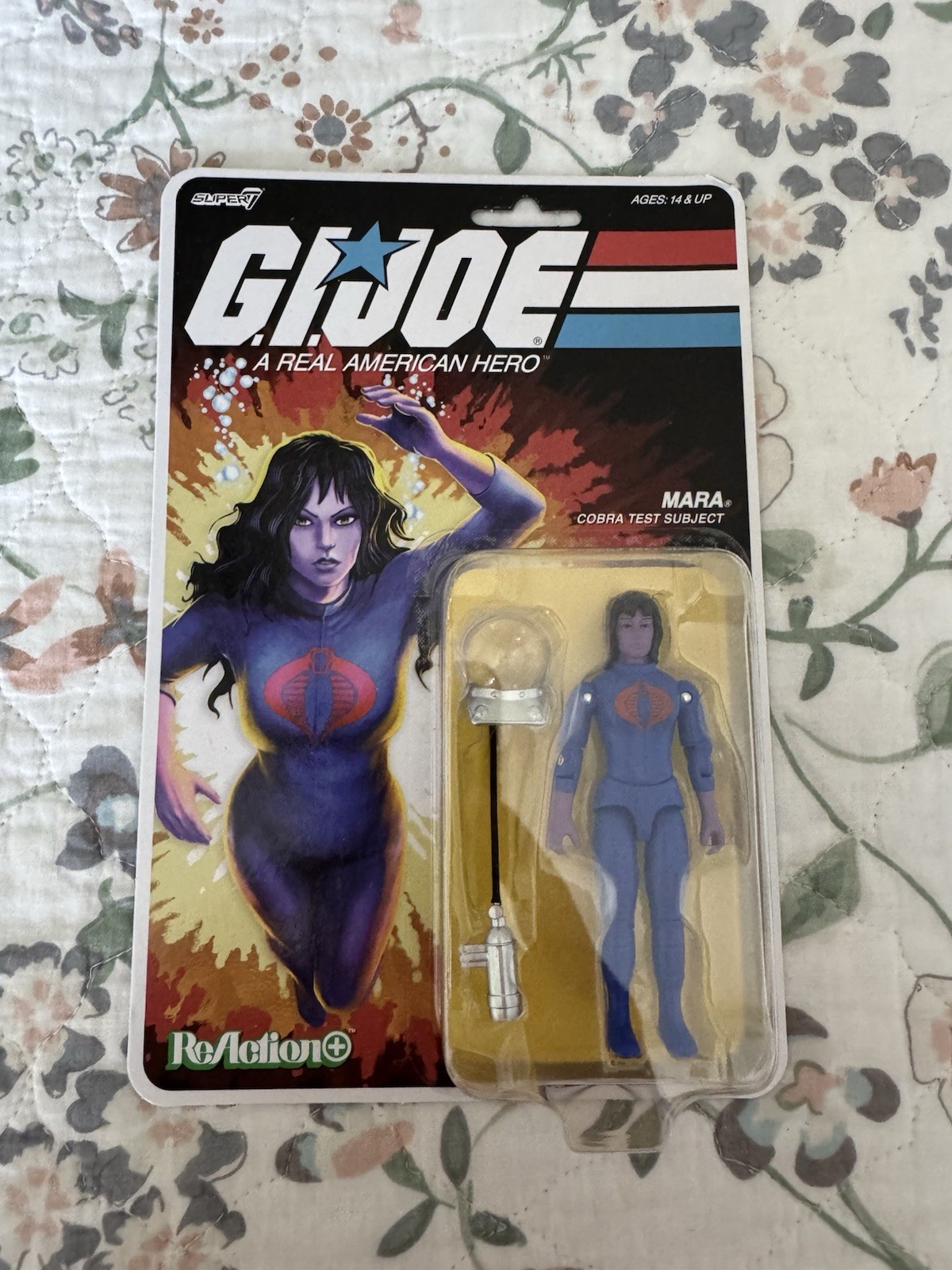 GI Joe Mara Cobra Test Subject Super7 ReAction+ Action Figure