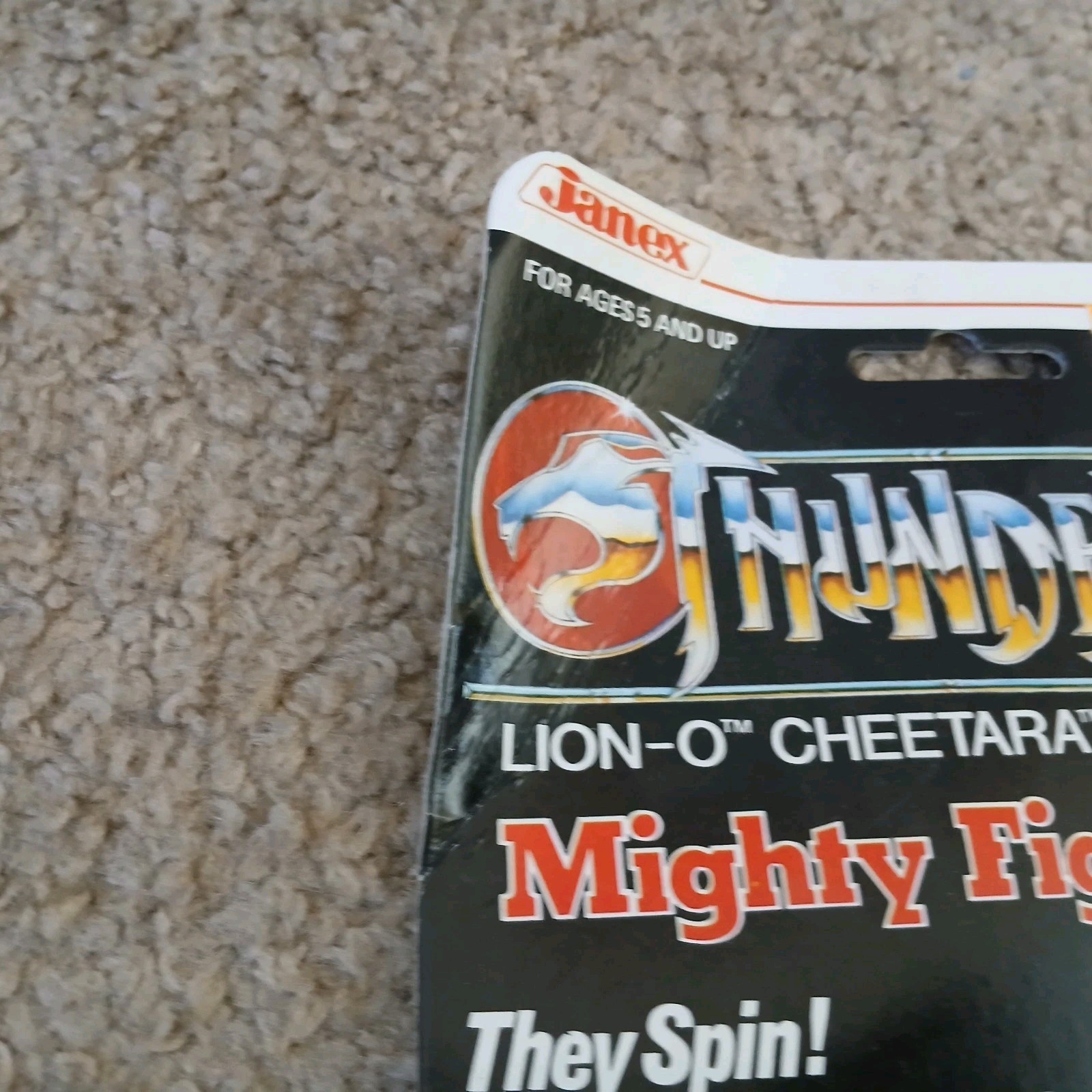 THUNDERCATS MIGHTY FIGHTING TOP PANTHRO/MUMRA JANEX TOYS SEALED 1985 READ