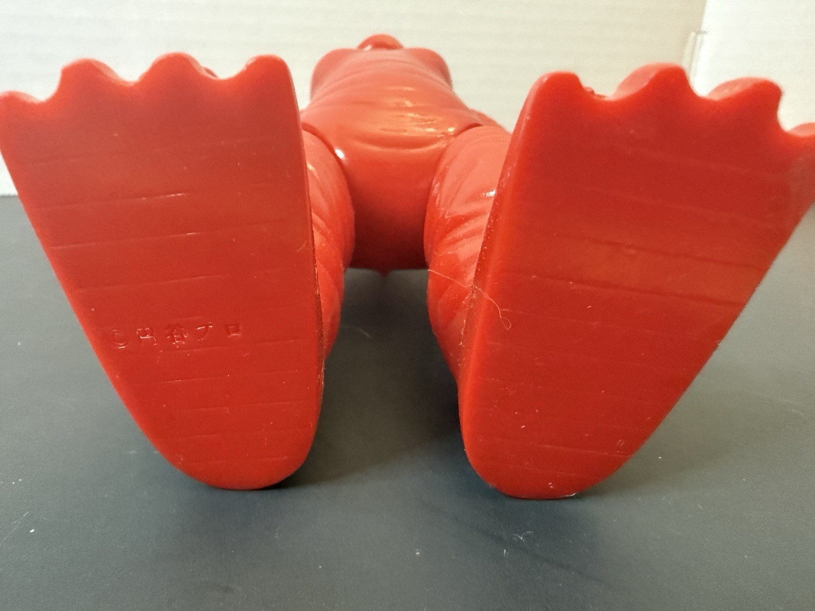 M1-Go Ragon Unpainted Red Soft Vinyl Sofubi Figure 9&Prime; Ultra Q Ultraman Kaiju