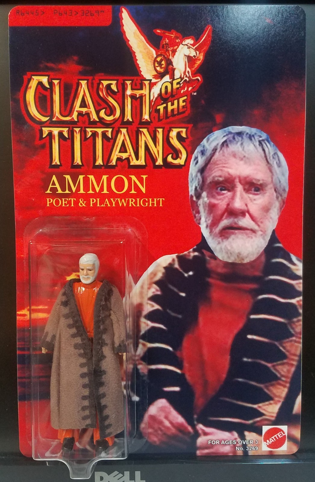 CUSTOM CLASH OF THE TITANS « AMMON » POET & PLAYWRIGHT FIGURE MOC, CUSTOM