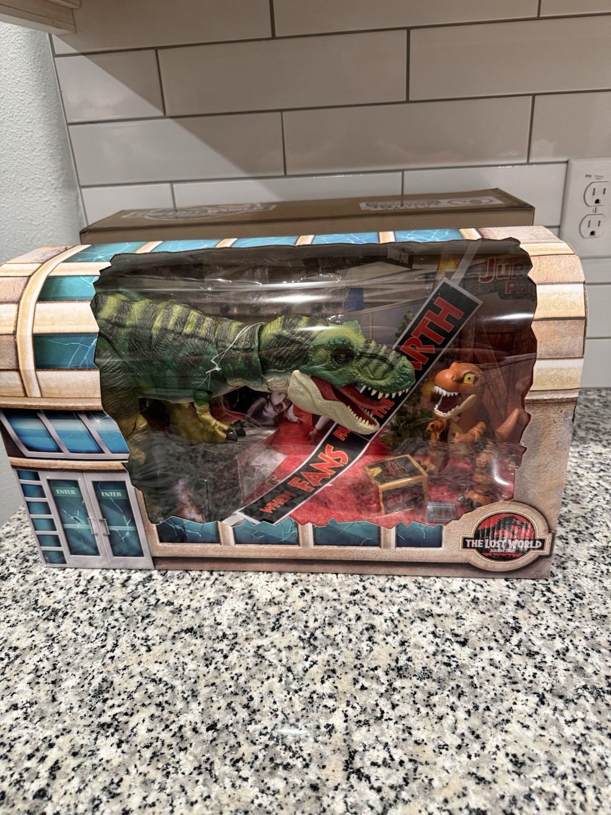 Mattel Jurassic World Hammond Collection Buck T-Rex SDCC Convention Crasher READ