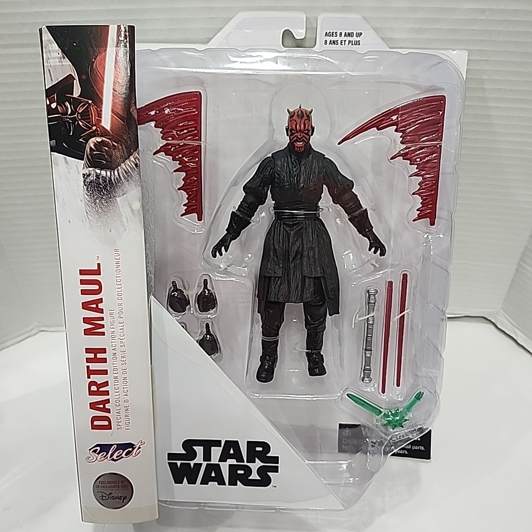 Star Wars Diamond Select DARTH MAUL Action Figure 7&Prime; Disney Store Exclusive NEW