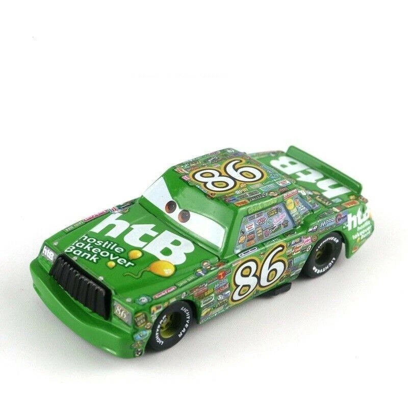 New Disney Pixar Cars Lightning McQueen Chick Hick 1:55 Diecast Model Car Gift