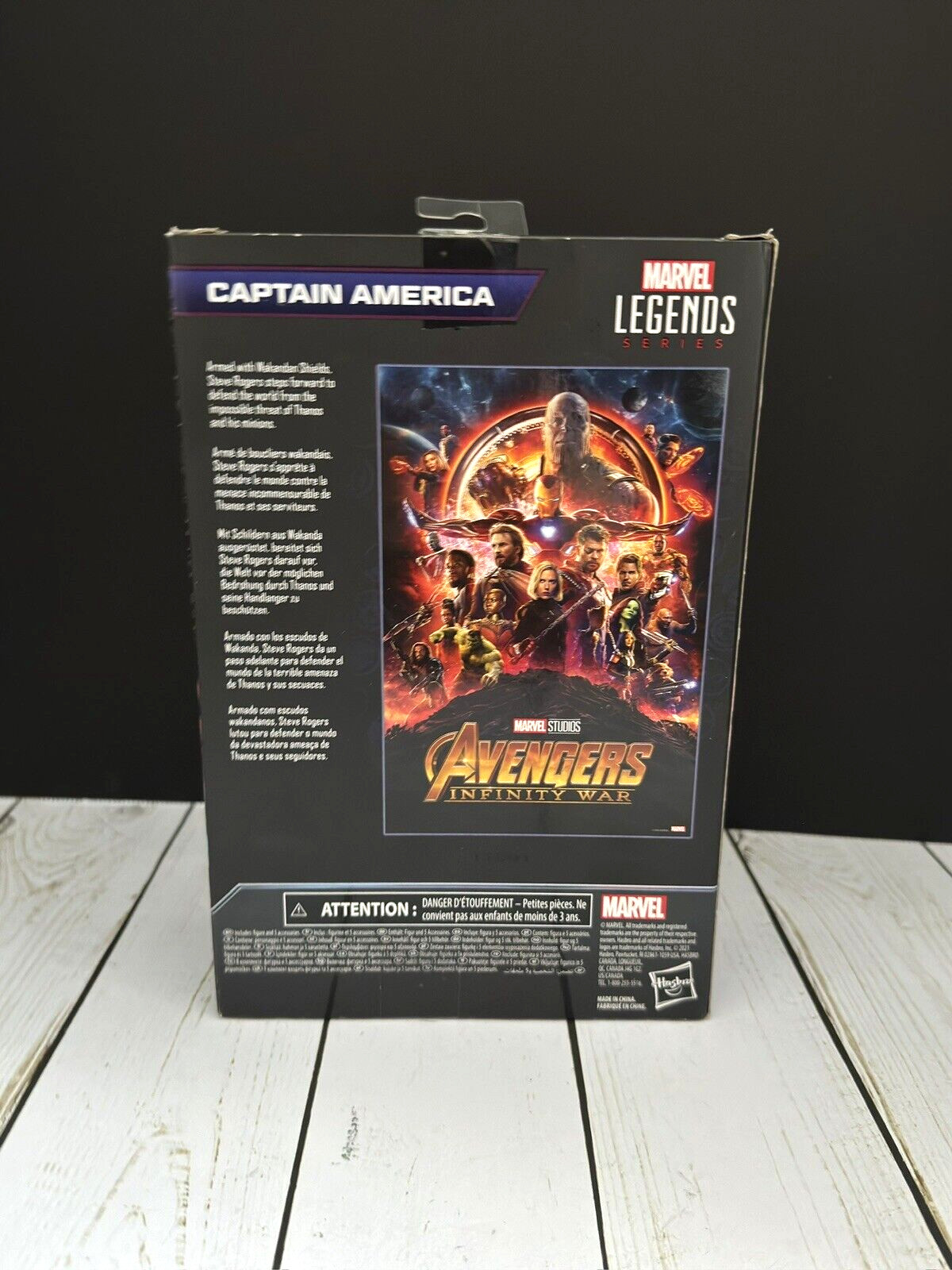 CAPTAIN AMERICA Marvel Avengers Infinity War Legends Series Figure Chris Evans